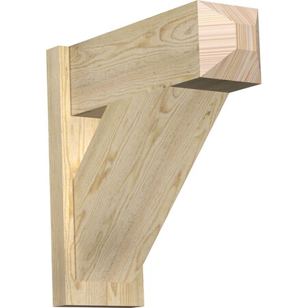 Ekena Millwork Traditional Rough Sawn Craftsman Outlooker, Douglas Fir, 8"W x 22"D x 22"H OUT08X22X22TRA04RDF